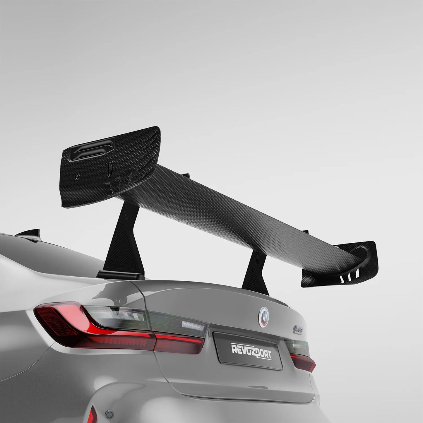 Revozport Carbon Fiber Rear Wing for BMW G80 M3 S58