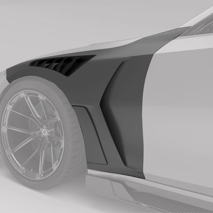 Revozport Carbon Fiber Street Fenders for BMW G80 M3 S58