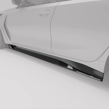 Revozport Carbon Fiber Side Skirts for Racing BMW G80 M3 S58
