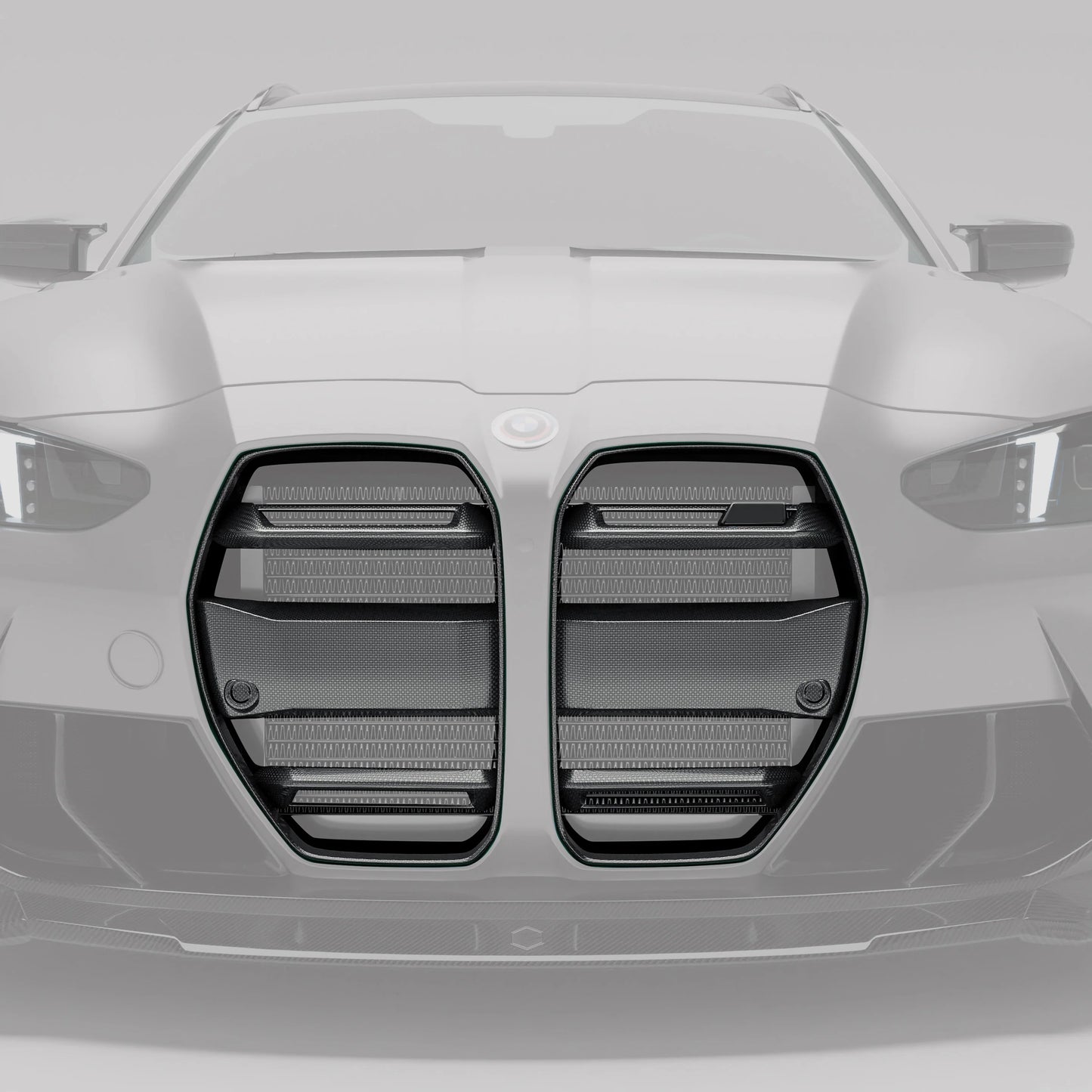 Revozport Carbon Fiber Front Grill BMW G80 G81 M3 G82 G83 M4 S58 without ACC