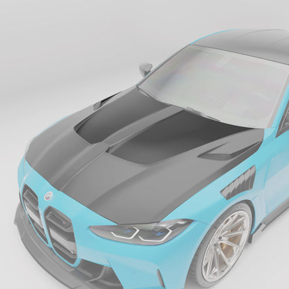 Revozport Carbon Fiber Hood for BMW G80 G81 M3 G82 G83 M4 S58