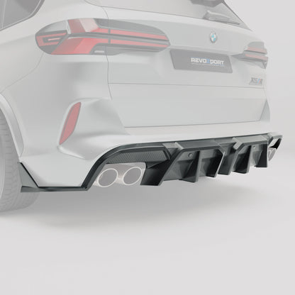 Revozport Carbon Fiber Rear Diffuser BMW X5M F95 LCI