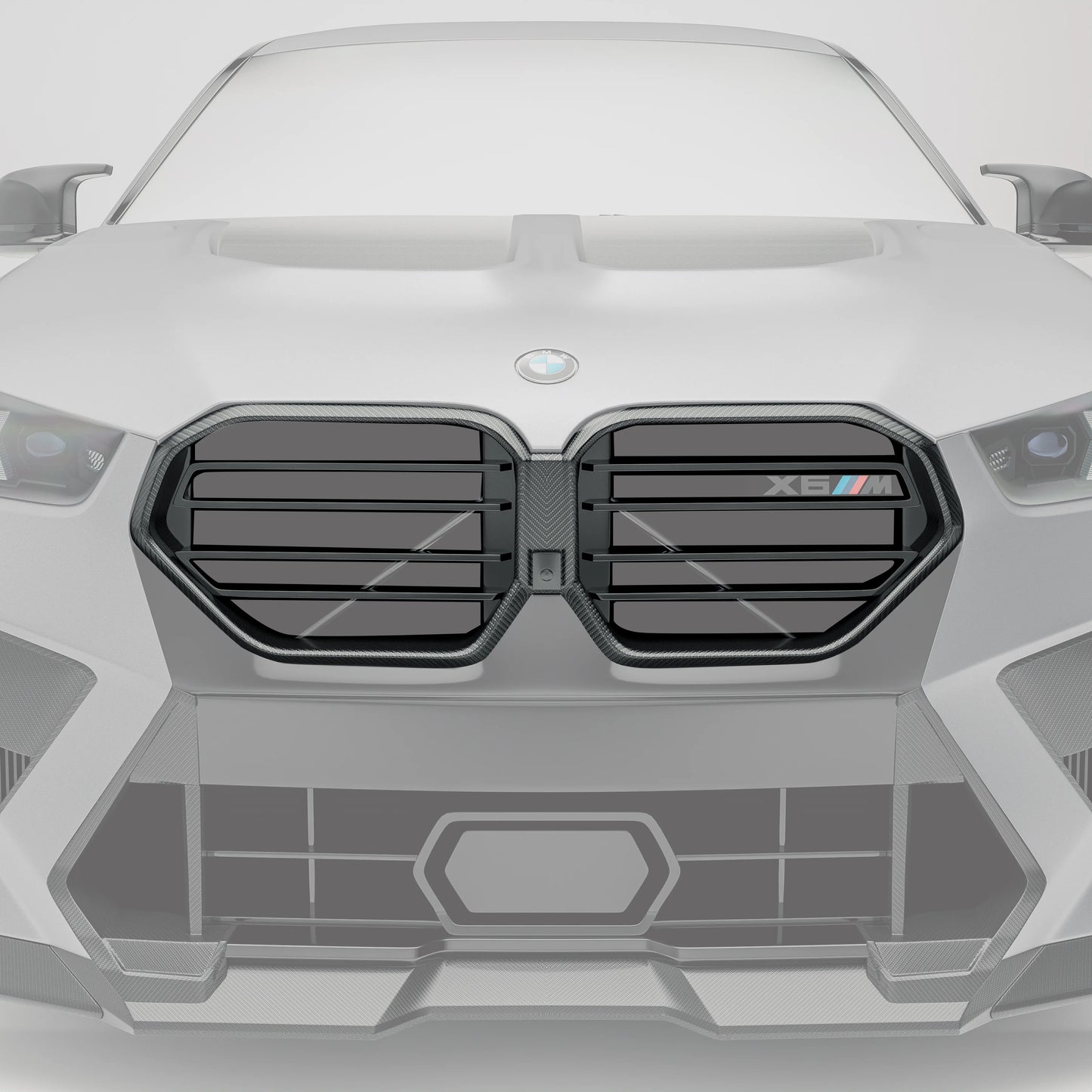 Revozport Carbon Fiber Grille BMW X5M/X6M F95 F96 LCI