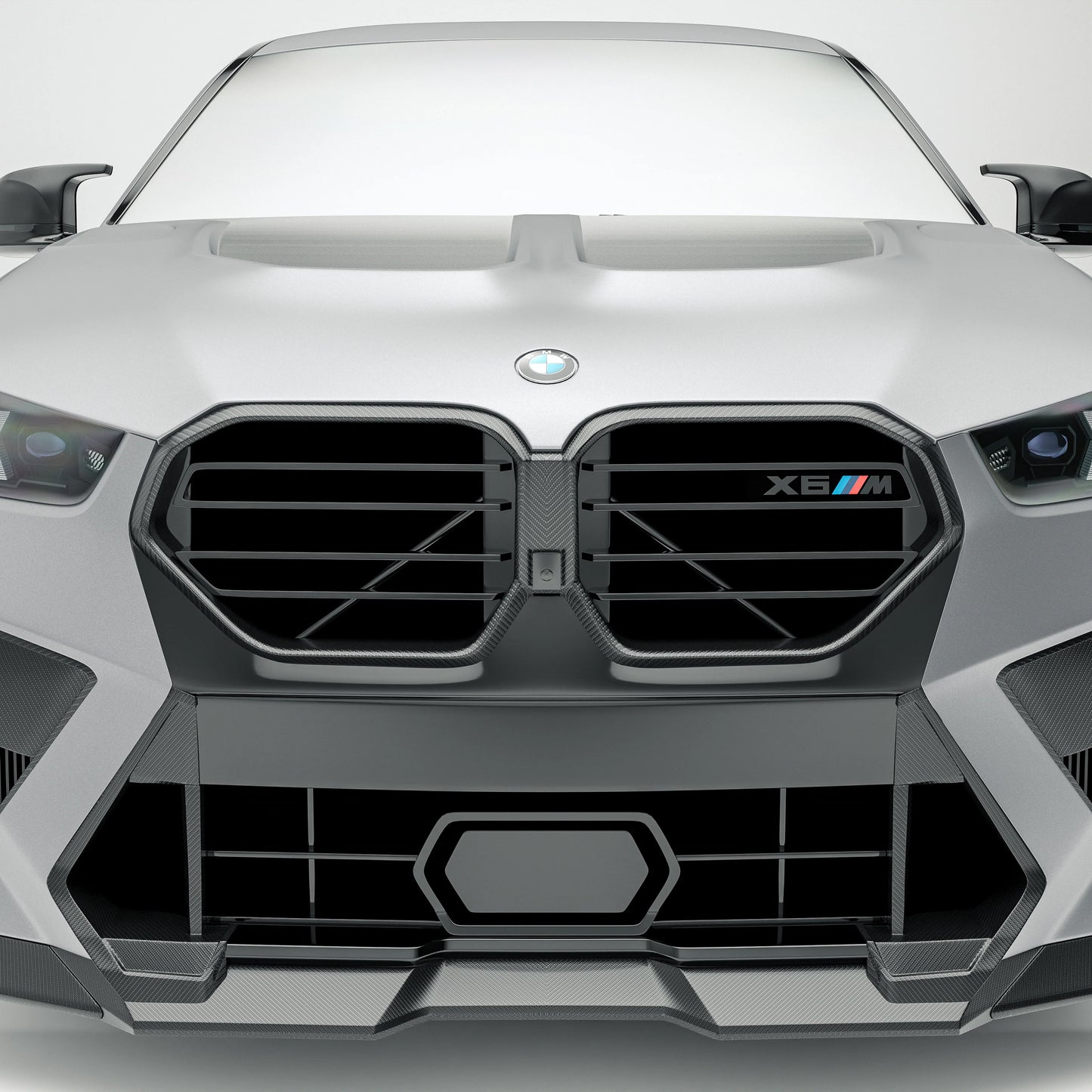 Revozport Carbon Fiber Grille BMW X5M/X6M F95 F96 LCI
