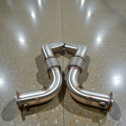 Palenon Performance N63/N63TU Catless Race Downpipes BMW 550i, 650i, 750i, X5, X6, Alpina B5/B6