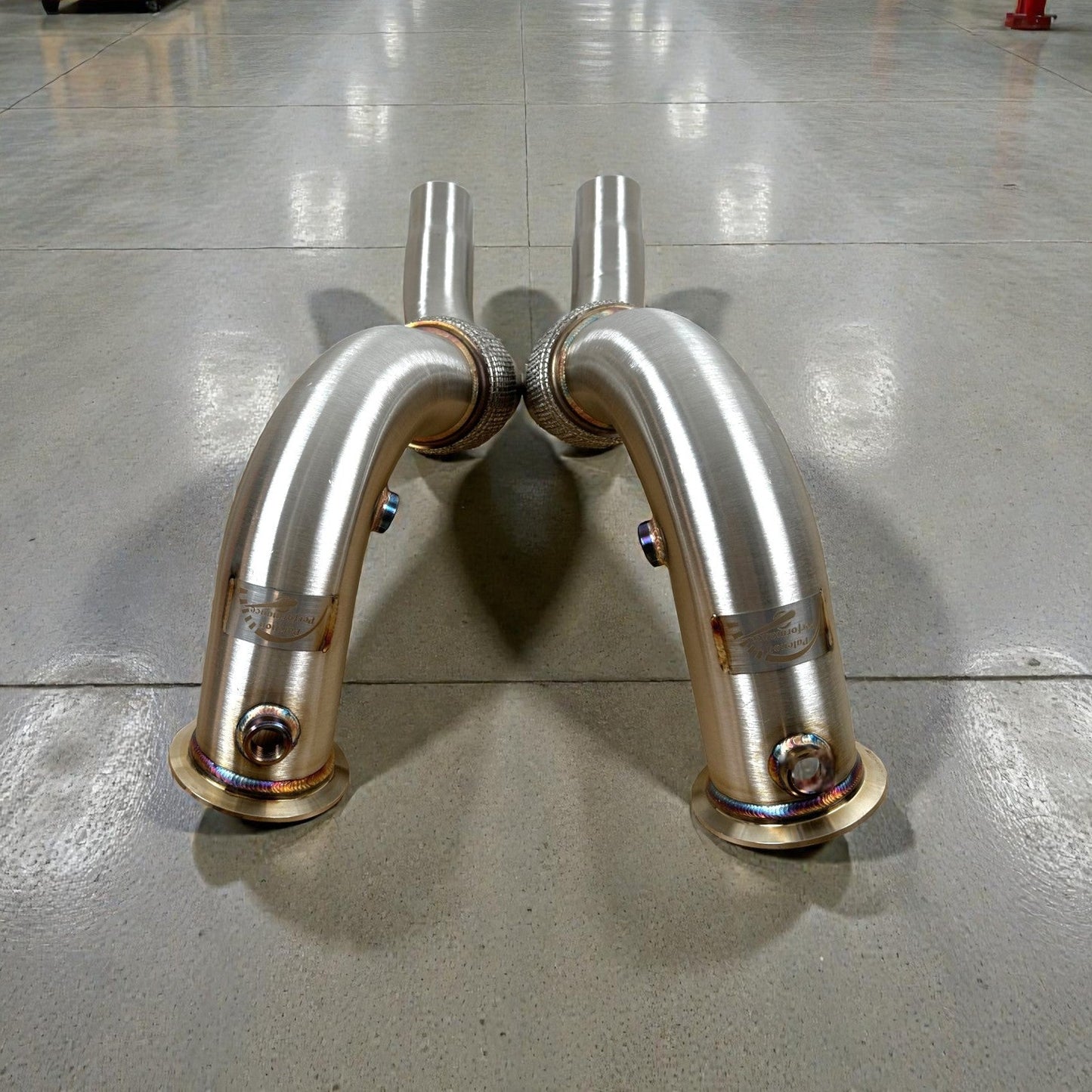 Palenon Performance N63/N63TU Catless Race Downpipes BMW 550i, 650i, 750i, X5, X6, Alpina B5/B6