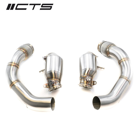 CTS Turbo Hi-Flow Catted Downpipe Set S63R BMW M5/M8 F90/F92 S63