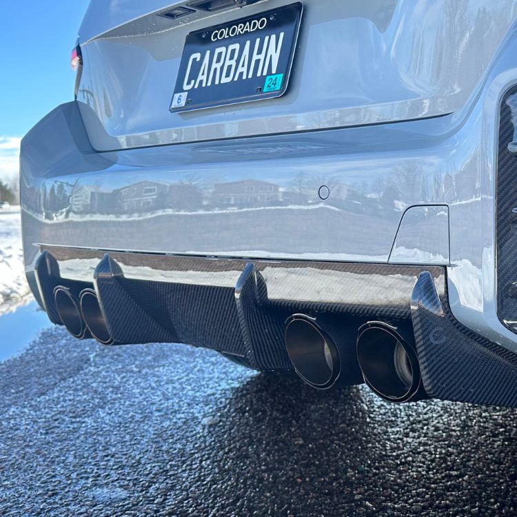 CarBahn Carbon Fiber Rear Diffuser BMW G87 M2