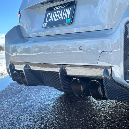 CarBahn Carbon Fiber Rear Diffuser BMW G87 M2
