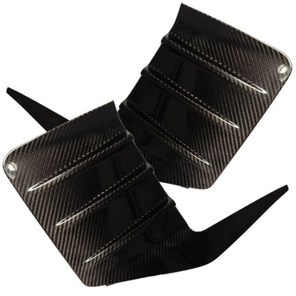 CarBahn Carbon Fiber Rear Bumper Vent Inserts (Set of 2) BMW G87 M2