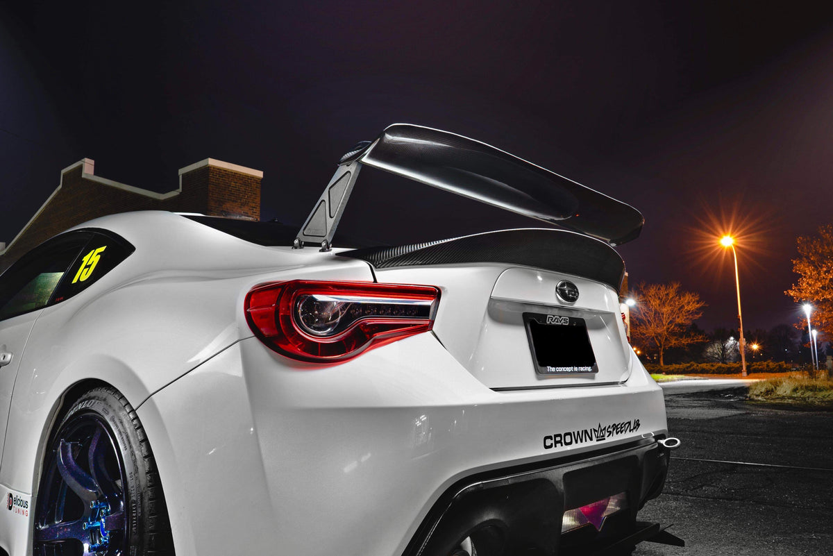 T86 Rear Verus Engineering Carbon Rear Spoiler/Ducktail Scion FRS / Toyota GT86 ...