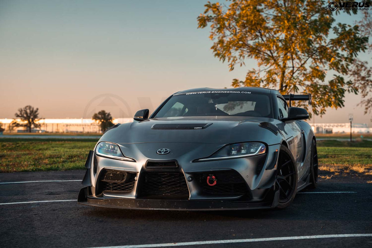 Verus Engineering Carbon Cooling Fender Vent Kit (Top Vents Only) - Mk5 Toyota Supra