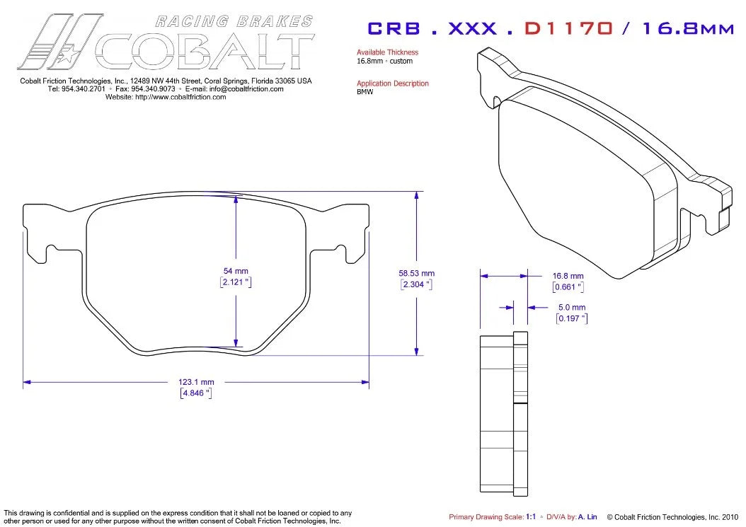 BMW E90 & E92 Non-M CRB.XRx.D1170 (Rear)