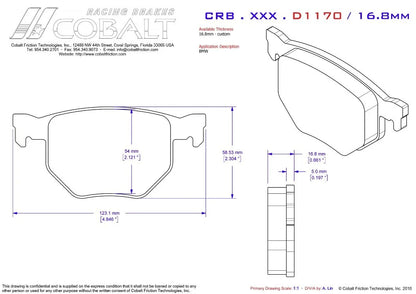 BMW E90 & E92 Non-M CRB.XRx.D1170 (Rear)