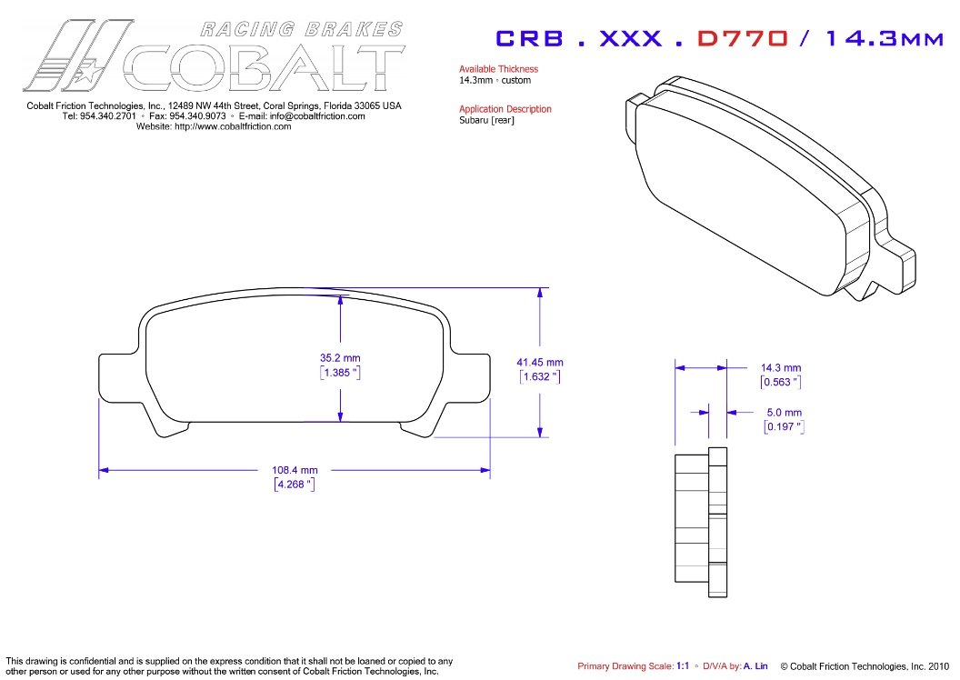 Subaru Impreza CRB.XRx.D770 (Rear)