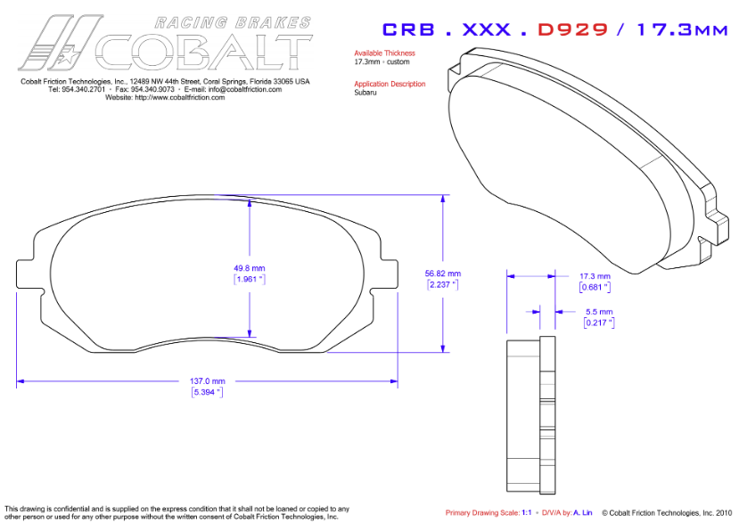 Subaru Impreza CRB.XRx.D929 (Front)