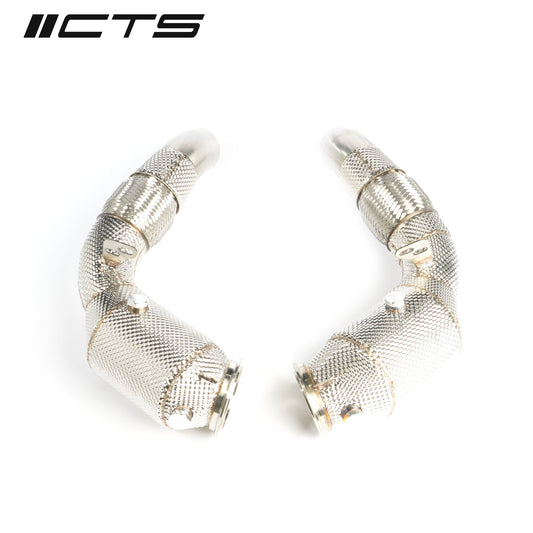 CTS Turbo High Flow Catted Downpipes BMW S63 F10 M5 & F06/F12/F13 M6
