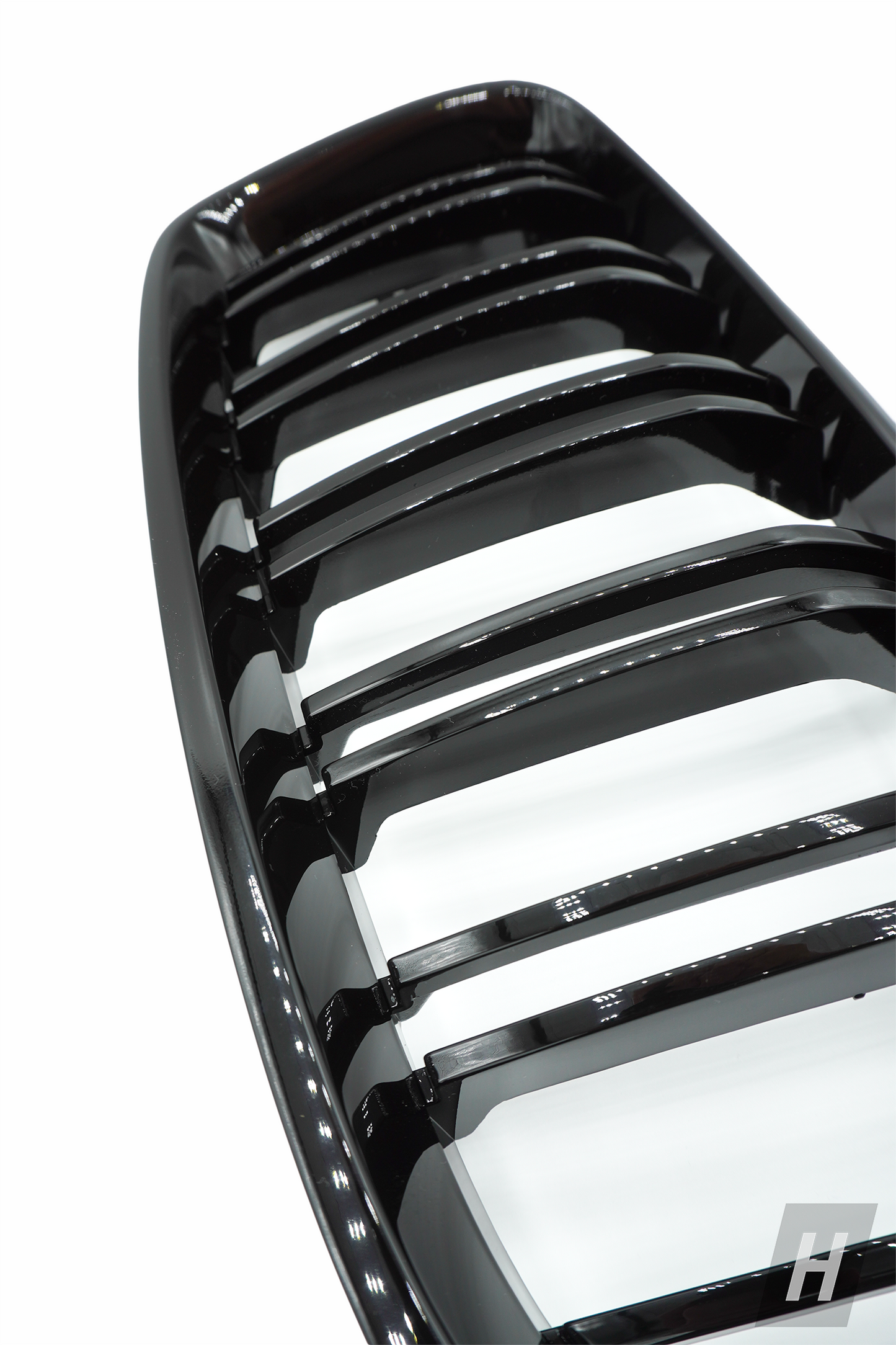 Horizon Motorsport Gloss Black Dual-Slat Front Grills BMW F3X 4-SERIES | F80 M3 | F82 / F83 M4