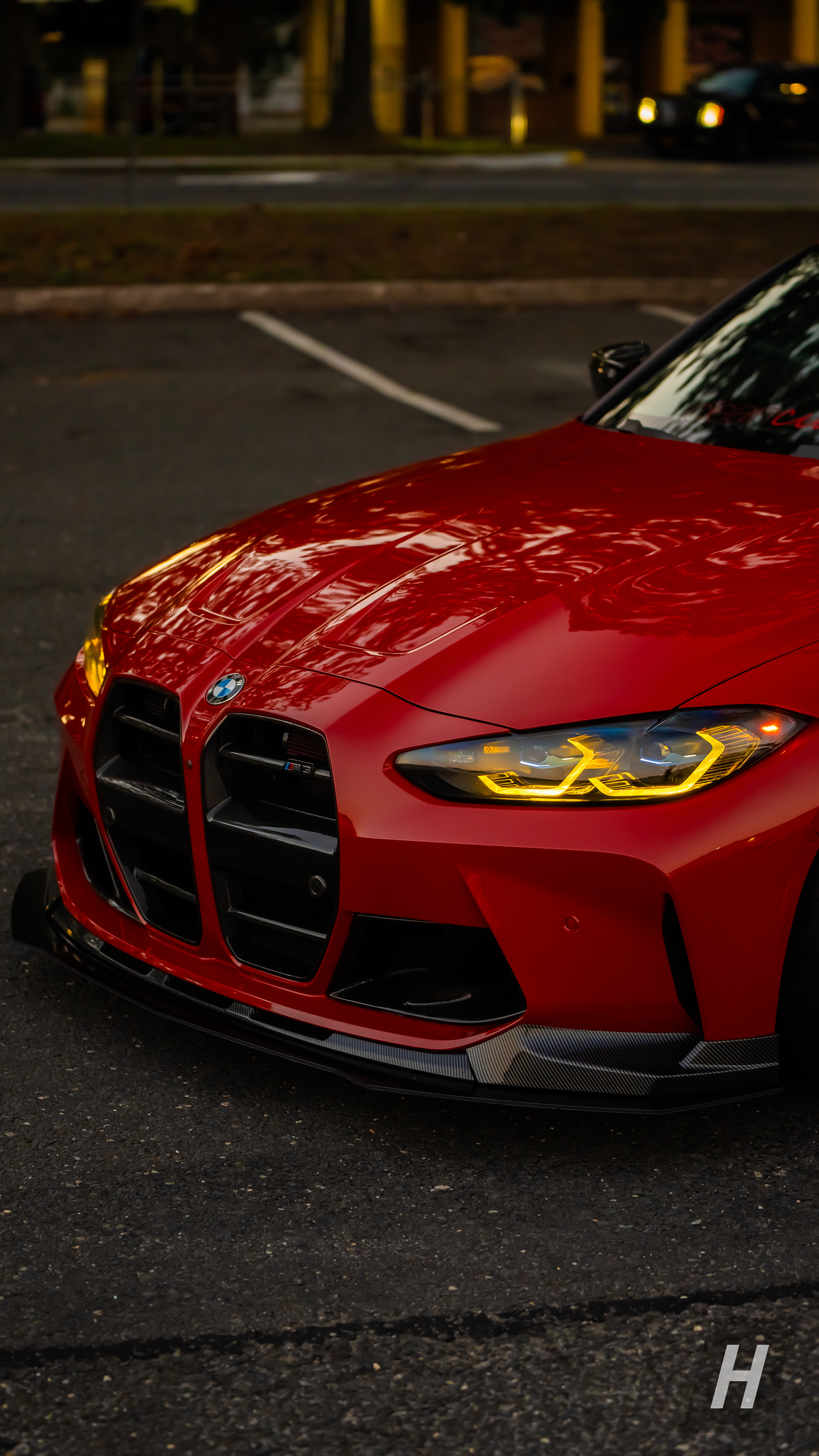 Horizon Motorsport HM CSL Yellow Daytime Running Light (DRL) Module Set BMW G22 4-Series | G80 M3 | G82 / G83 M4