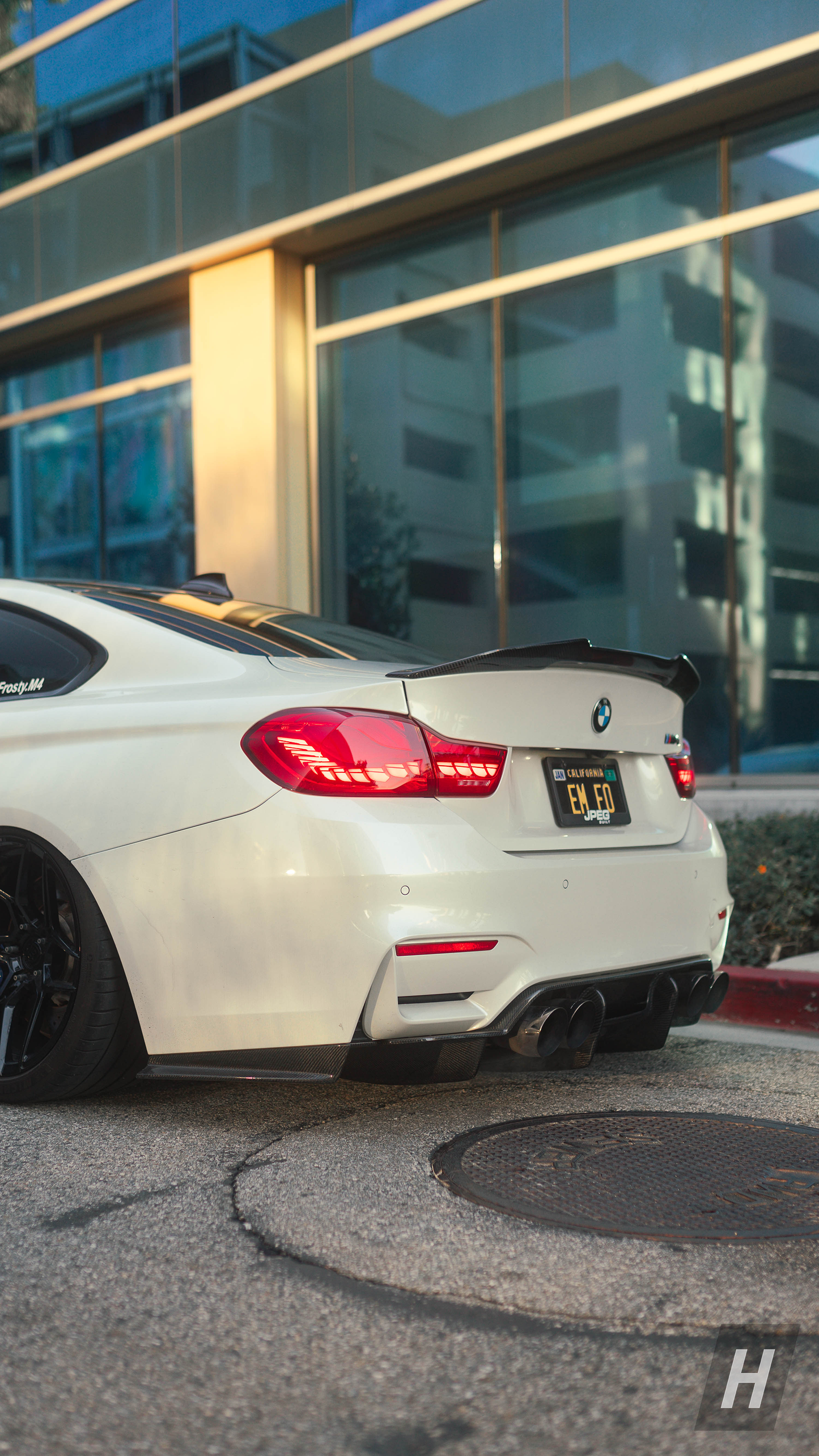 Horizon Motorsport PSM Style V2 (High Kick) Dry Carbon Fiber Trunk Lip / Spoiler BMW F82 / F83 M4