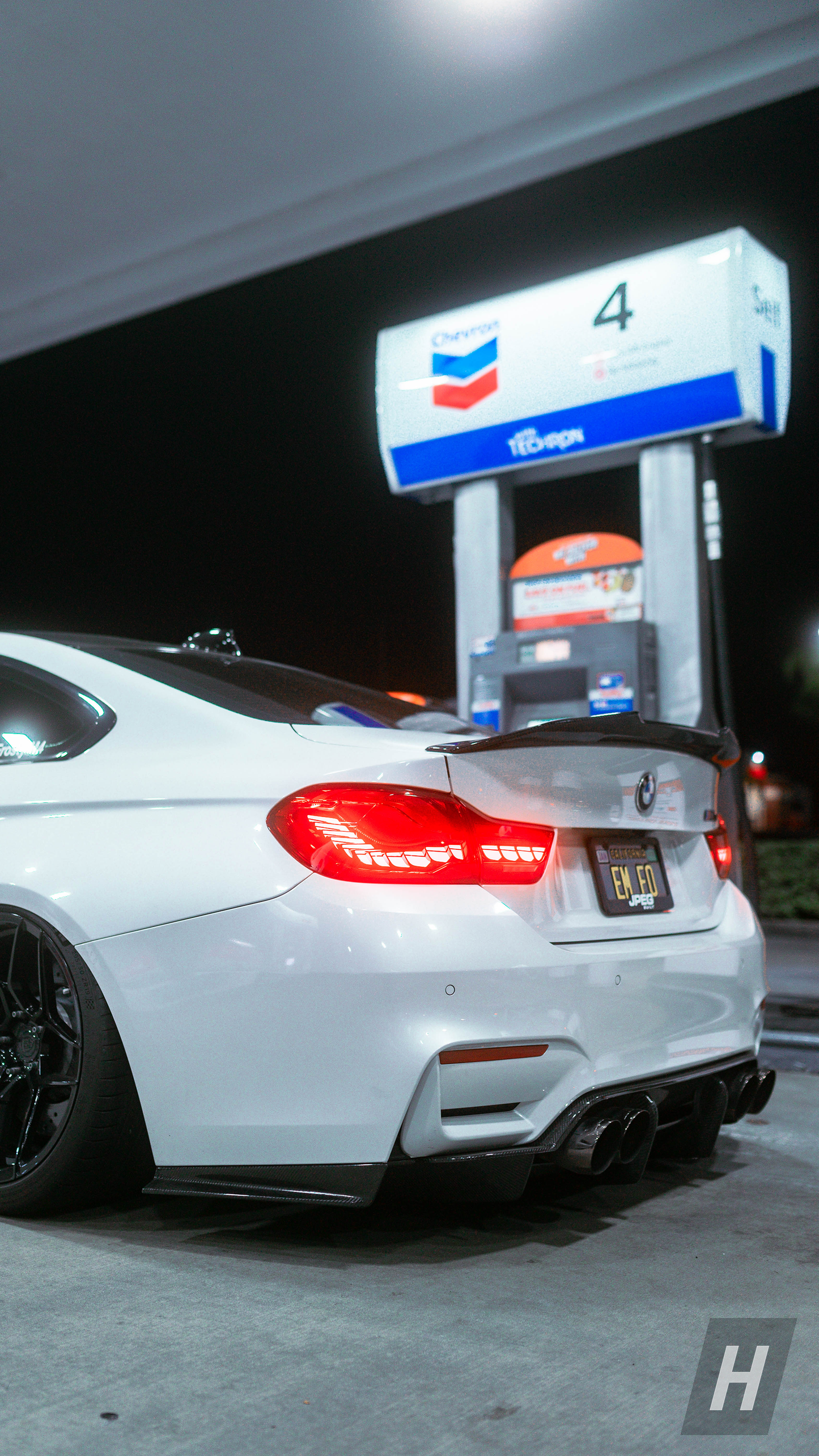 Horizon Motorsport PSM Style V2 (High Kick) Dry Carbon Fiber Trunk Lip / Spoiler BMW F82 / F83 M4
