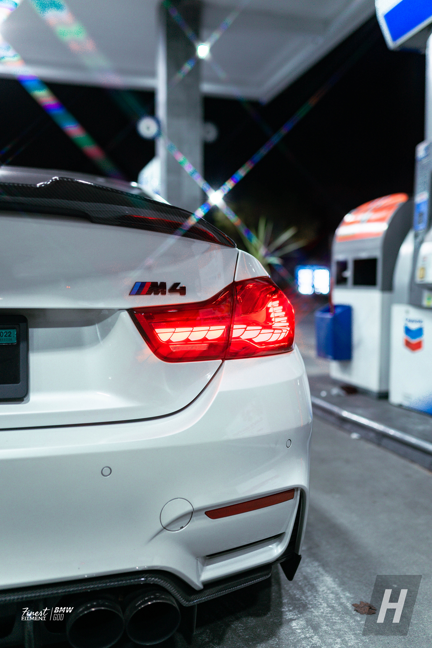 Horizon Motorsport PSM Style V2 (High Kick) Dry Carbon Fiber Trunk Lip / Spoiler BMW F82 / F83 M4