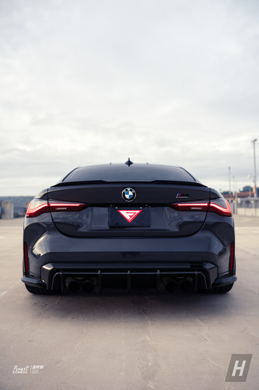 Horizon Motorsport Performance V1 Dry Carbon Fiber Trunk Lip / Spoiler BMW G22 4-Series | G82 M4