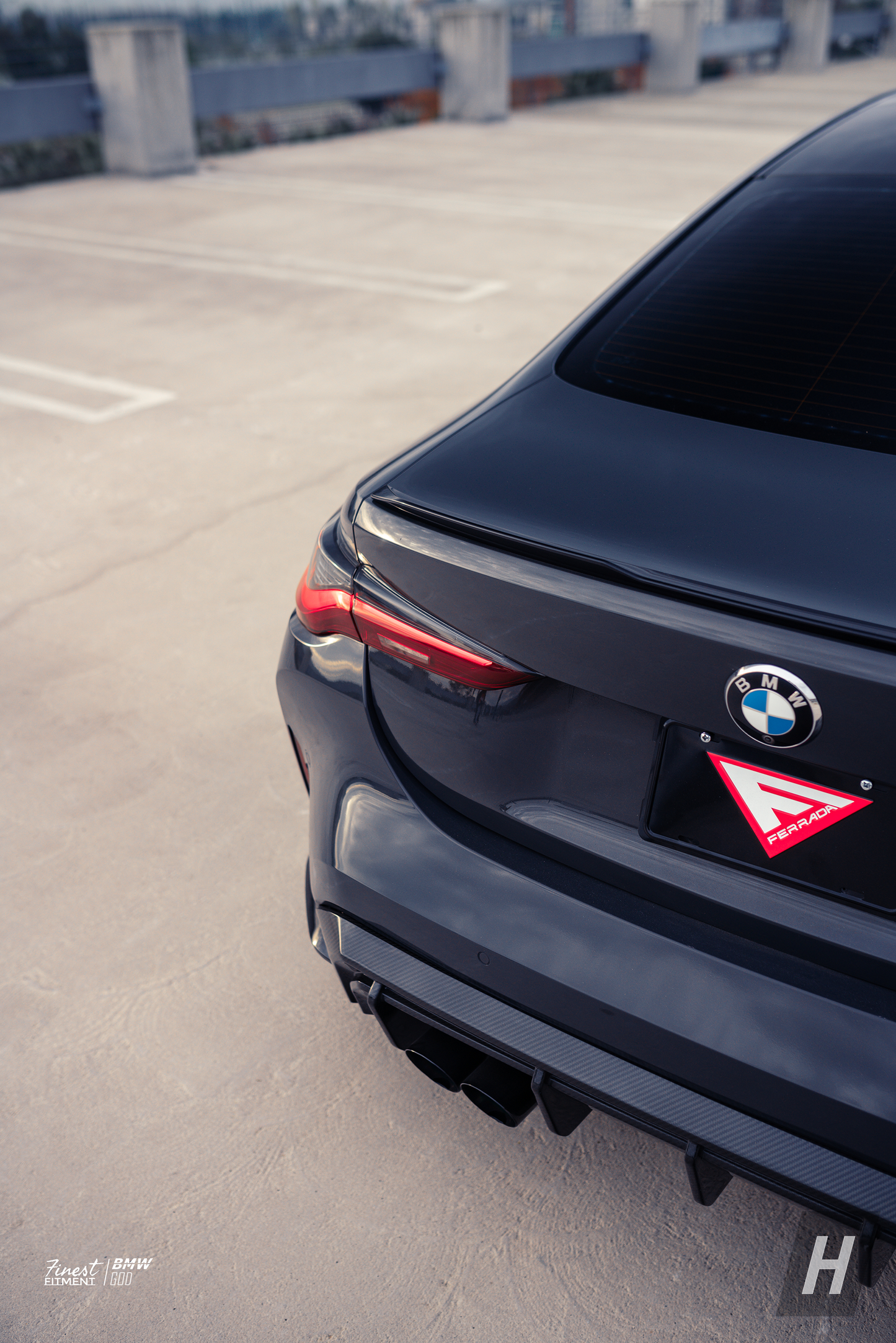 Horizon Motorsport Performance V1 Dry Carbon Fiber Trunk Lip / Spoiler BMW G22 4-Series | G82 M4