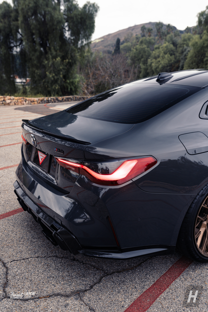 Horizon Motorsport Performance V1 Dry Carbon Fiber Trunk Lip / Spoiler BMW G22 4-Series | G82 M4