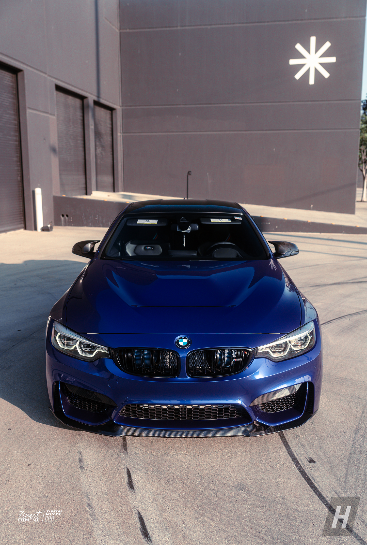 Horizon Motorsport Performance V1 Dry Carbon Fiber Upper Splitters (FANGS)  BMW F80 M3 | F82 / F83 M4