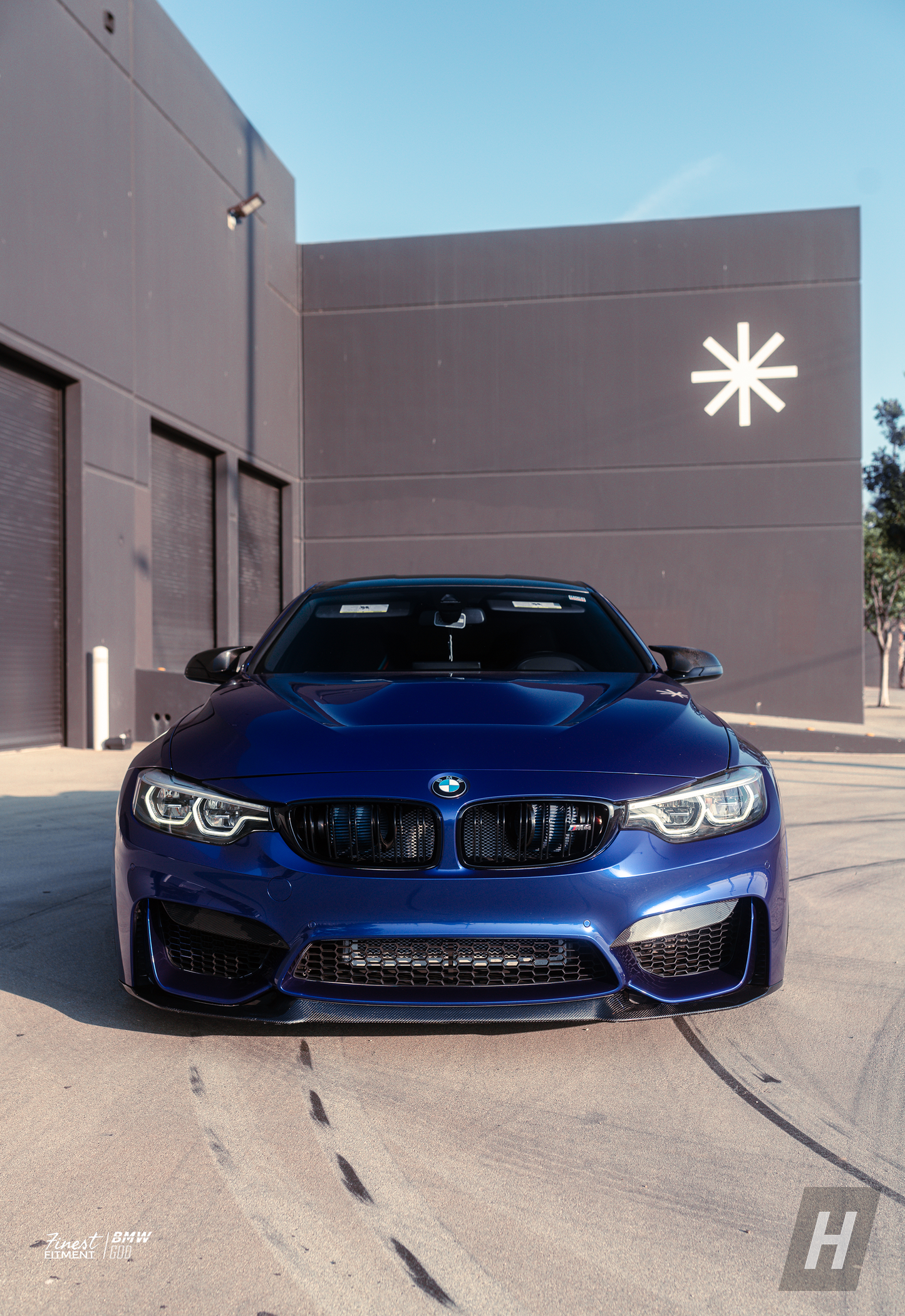 Horizon Motorsport Performance V1 Dry Carbon Fiber Upper Splitters (FANGS)  BMW F80 M3 | F82 / F83 M4