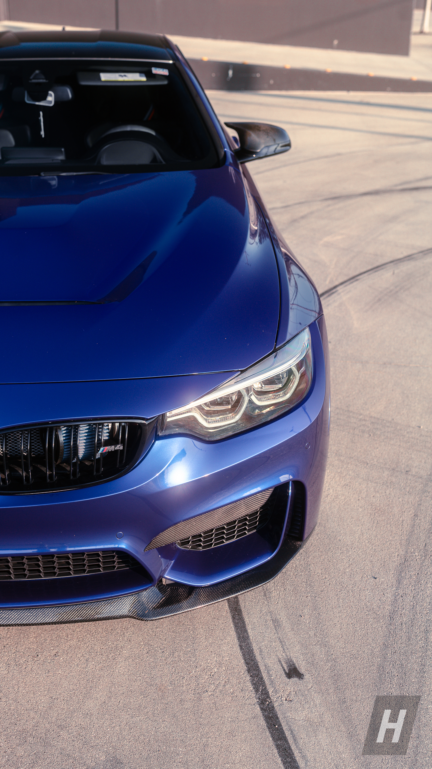 Horizon Motorsport Performance V1 Dry Carbon Fiber Upper Splitters (FANGS)  BMW F80 M3 | F82 / F83 M4