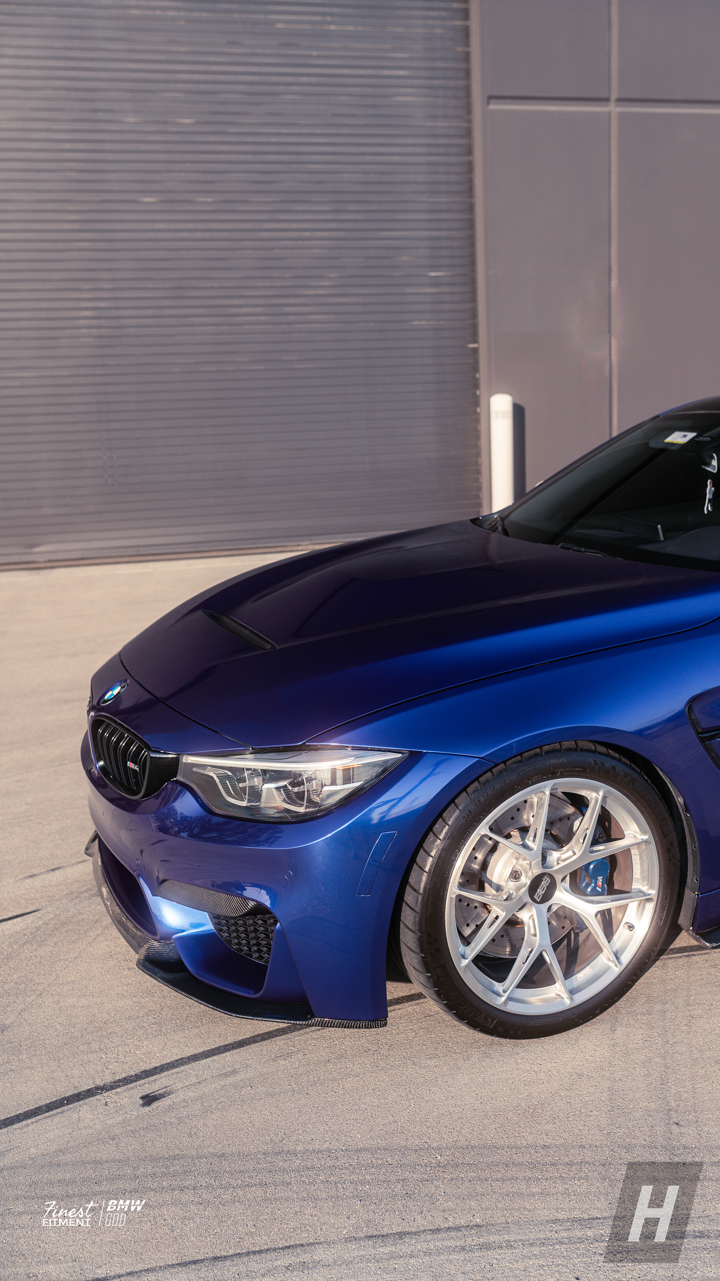 Horizon Motorsport Performance V1 Dry Carbon Fiber Upper Splitters (FANGS)  BMW F80 M3 | F82 / F83 M4