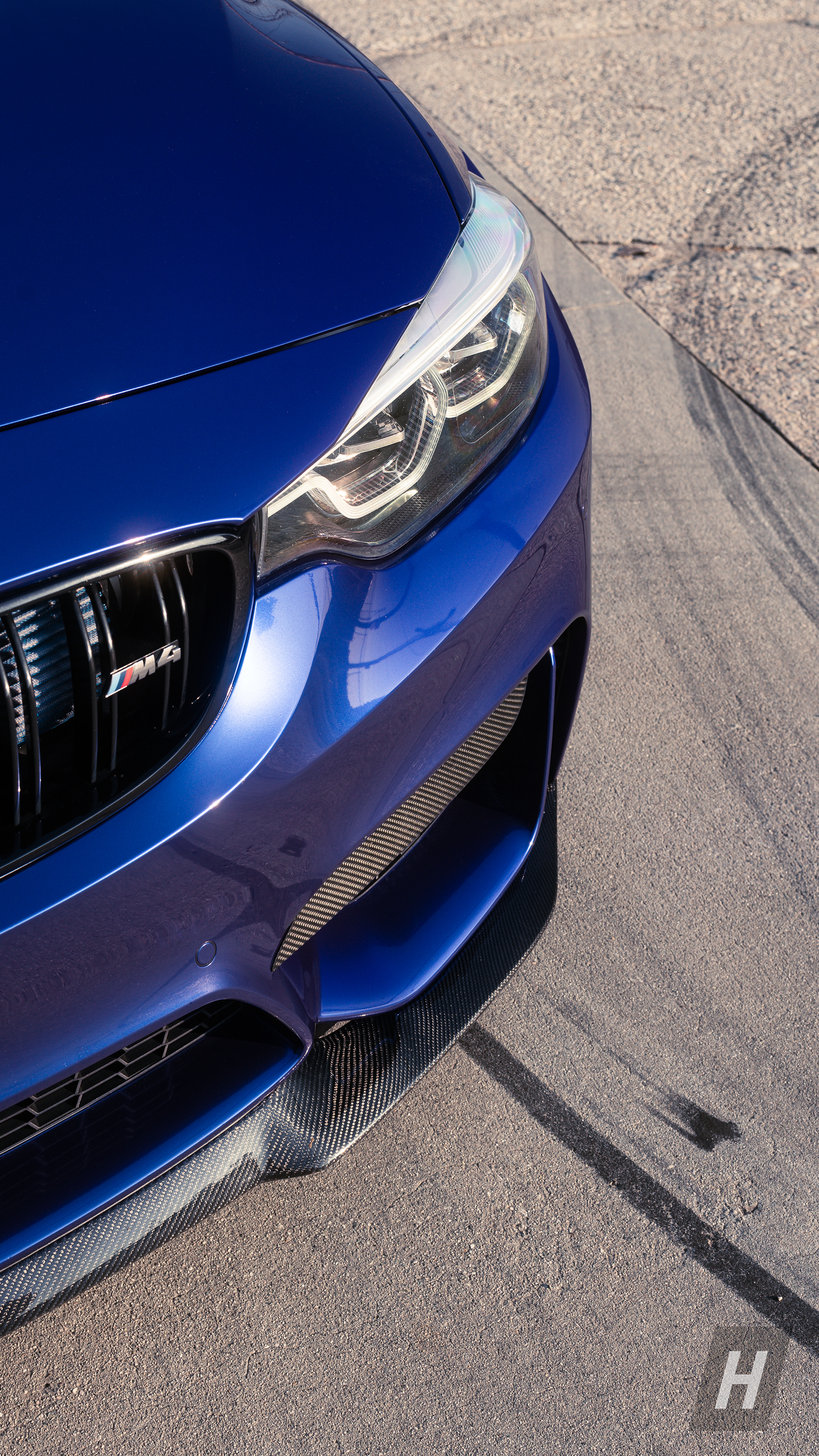 Horizon Motorsport Performance V1 Dry Carbon Fiber Upper Splitters (FANGS)  BMW F80 M3 | F82 / F83 M4