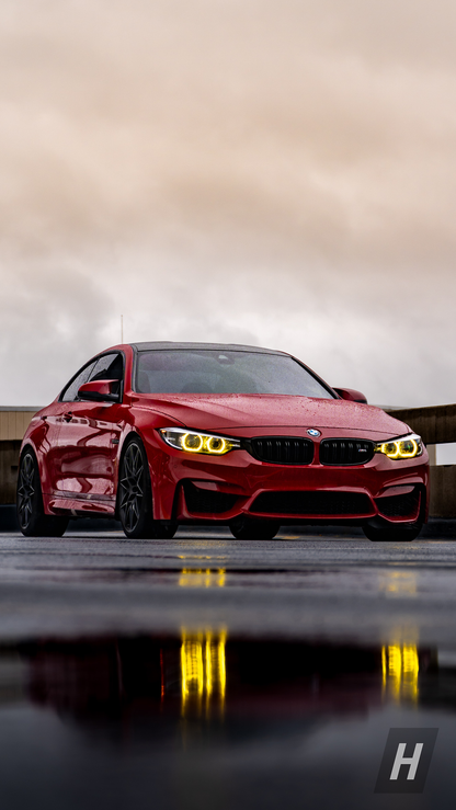 Horizon Motorsport CSL Yellow DRL LED Module Set (Xenon) BMW F80 M3 | F82 / F83 M4 | F32 4-Series