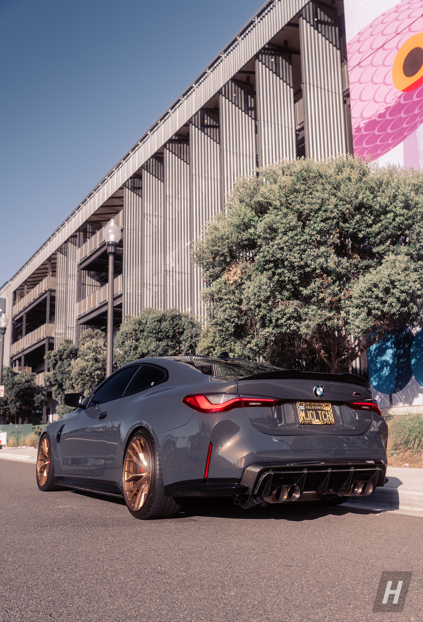 Horizon Motorsport PSM Style (High Kick) Carbon Fiber Trunk Lip / Spoiler BMW G22 4-Series | G82 M4