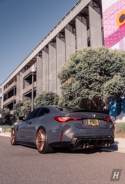 Horizon Motorsport PSM Style (High Kick) Carbon Fiber Trunk Lip / Spoiler BMW G22 4-Series | G82 M4