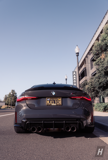 Horizon Motorsport PSM Style (High Kick) Carbon Fiber Trunk Lip / Spoiler BMW G22 4-Series | G82 M4