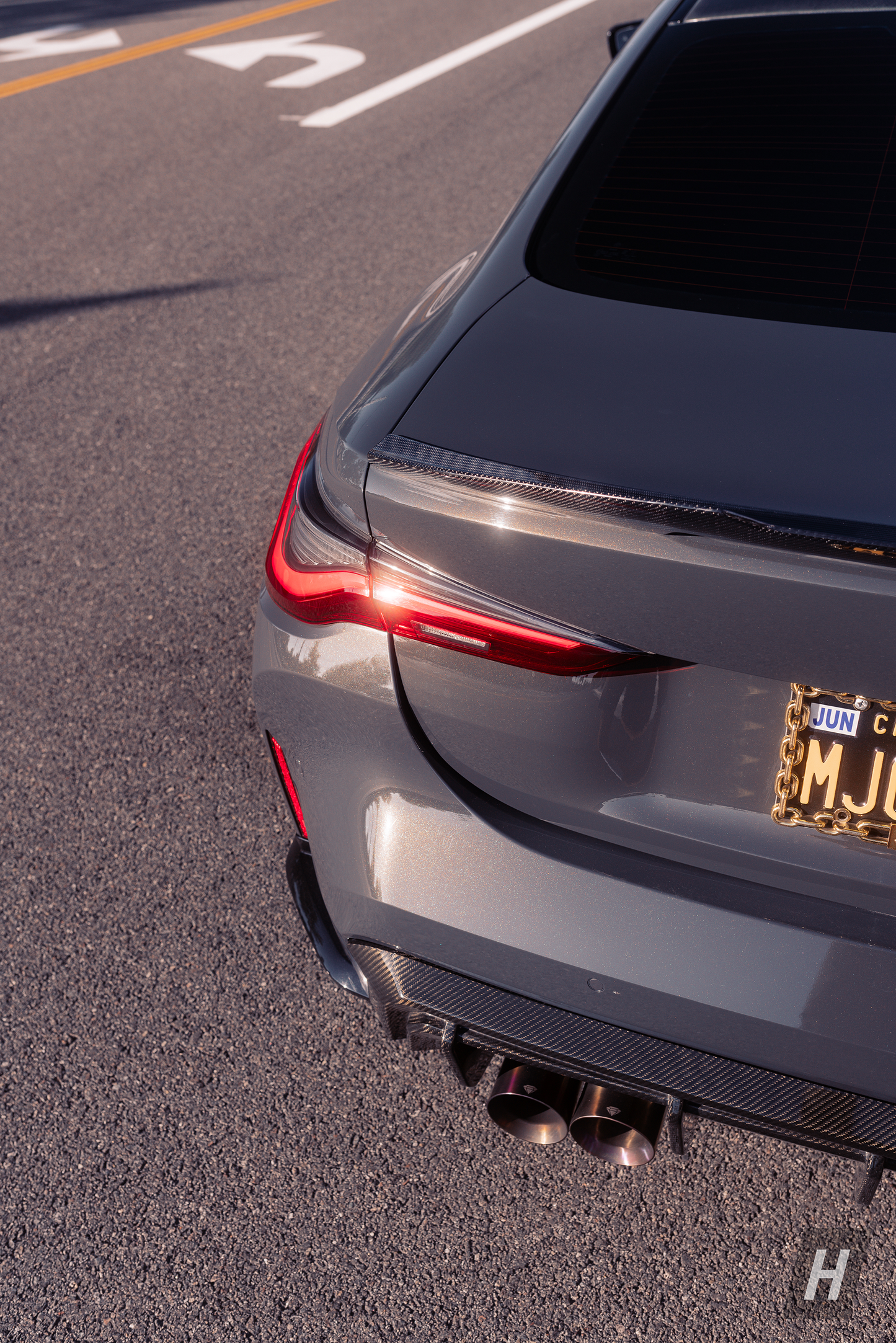 Horizon Motorsport PSM Style (High Kick) Carbon Fiber Trunk Lip / Spoiler BMW G22 4-Series | G82 M4