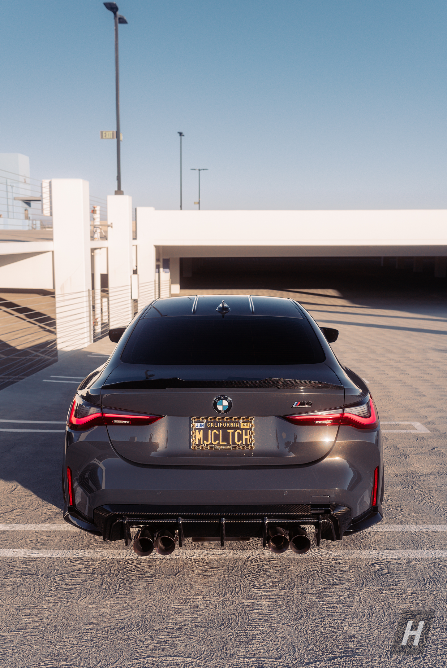 Horizon Motorsport PSM Style (High Kick) Carbon Fiber Trunk Lip / Spoiler BMW G22 4-Series | G82 M4