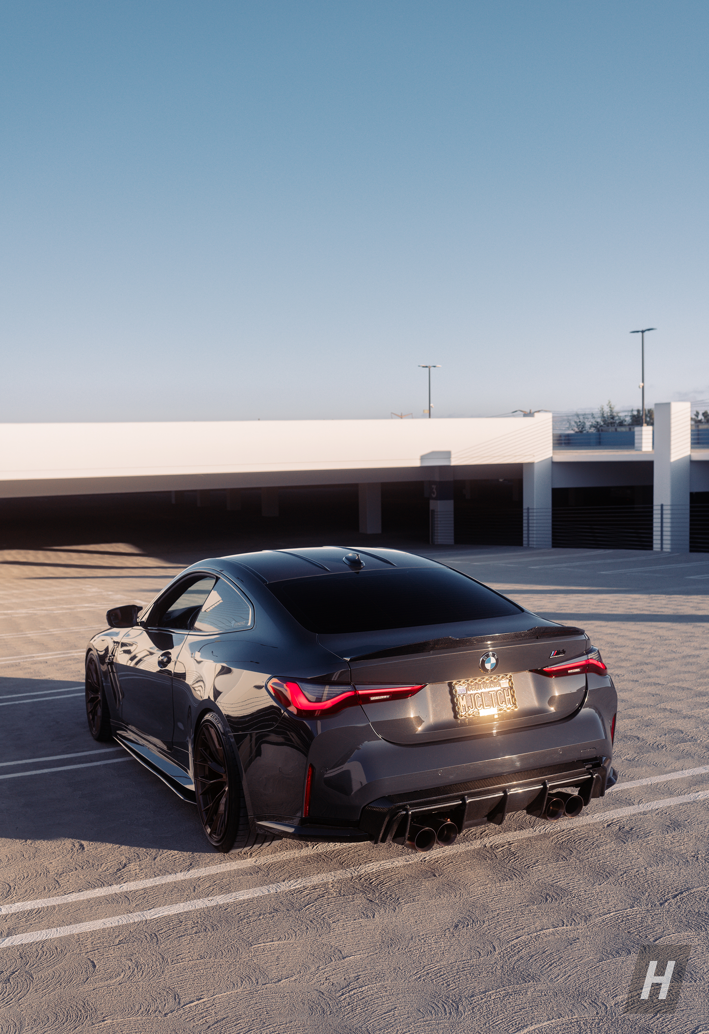 Horizon Motorsport PSM Style (High Kick) Carbon Fiber Trunk Lip / Spoiler BMW G22 4-Series | G82 M4