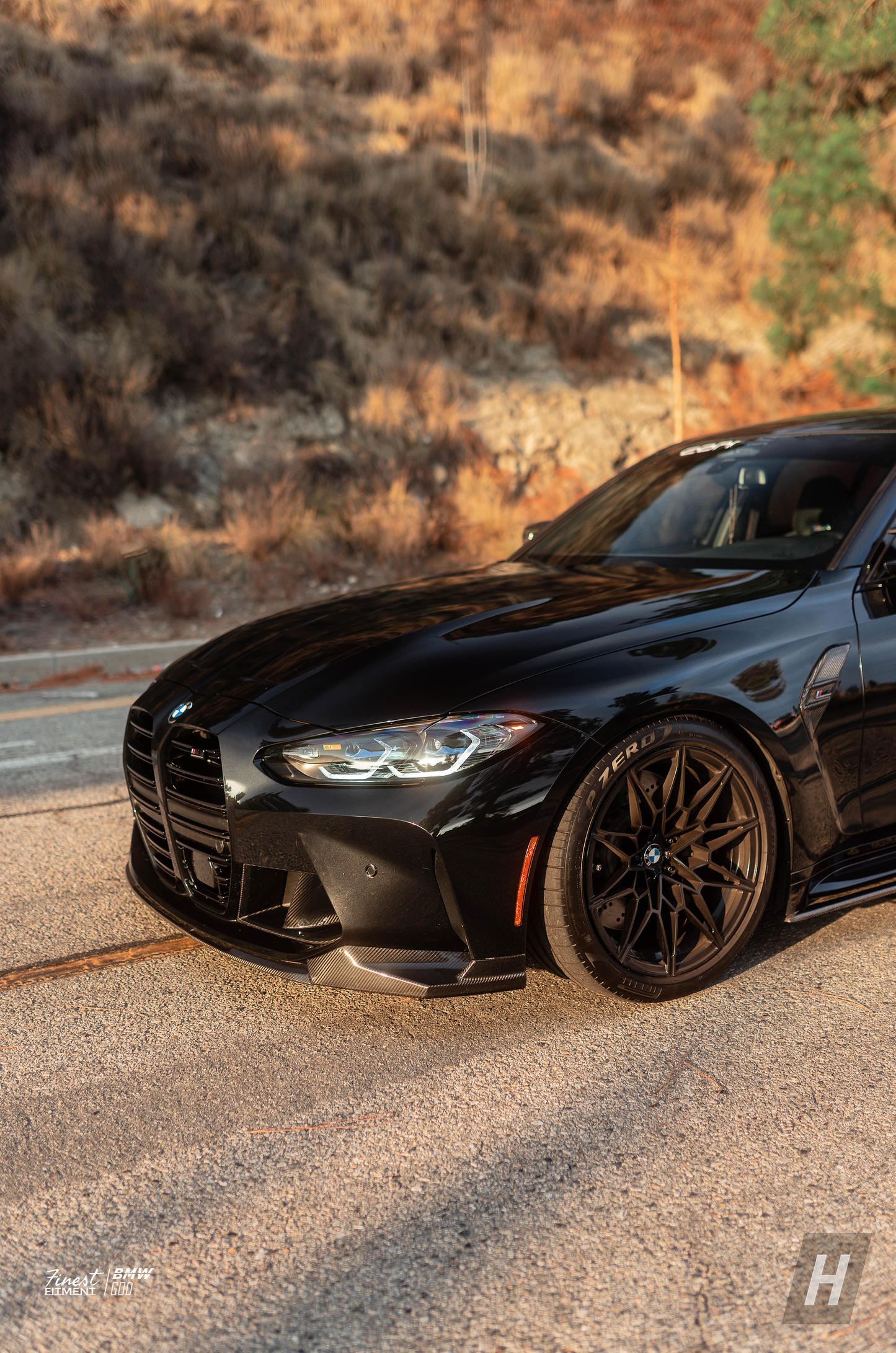 Horizon Motorsport Performance V1 3-Piece Dry Carbon Fiber Front Lip BMW G80 M3 | G82 / G83 M4