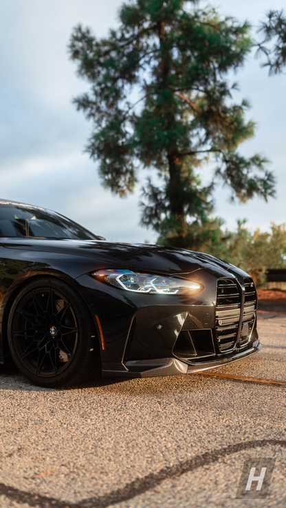 Horizon Motorsport Performance V1 3-Piece Dry Carbon Fiber Front Lip BMW G80 M3 | G82 / G83 M4