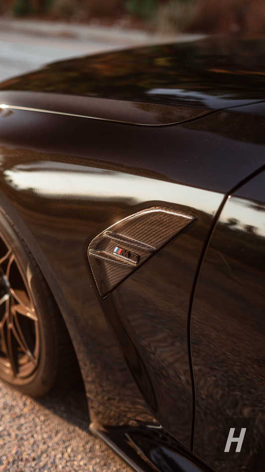 Horizon Motorsport Performance V1 Dry Carbon Fiber Front Fender Trim BMW G80 M3