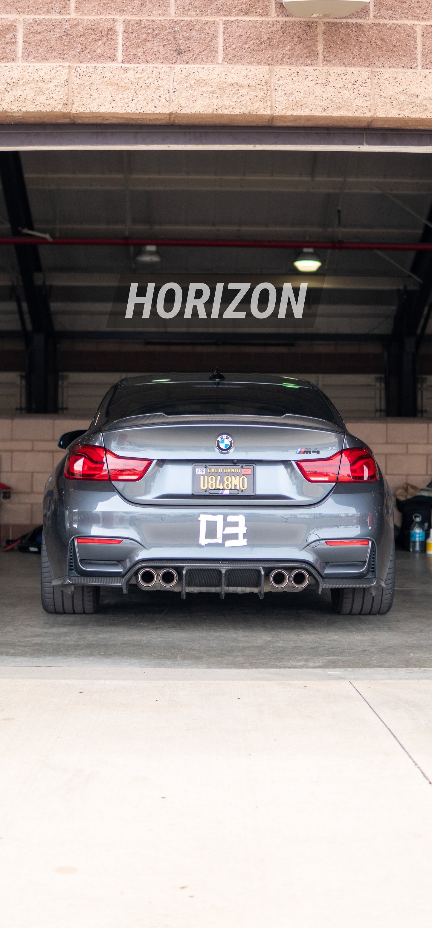 Horizon Motorsport CS V2 Dry Carbon Fiber Trunk Lip / Spoiler BMW F82 M4