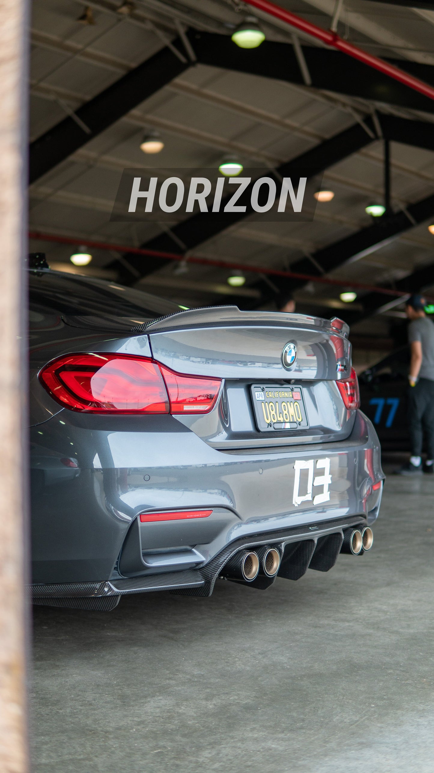 Horizon Motorsport CS V2 Dry Carbon Fiber Trunk Lip / Spoiler BMW F82 M4
