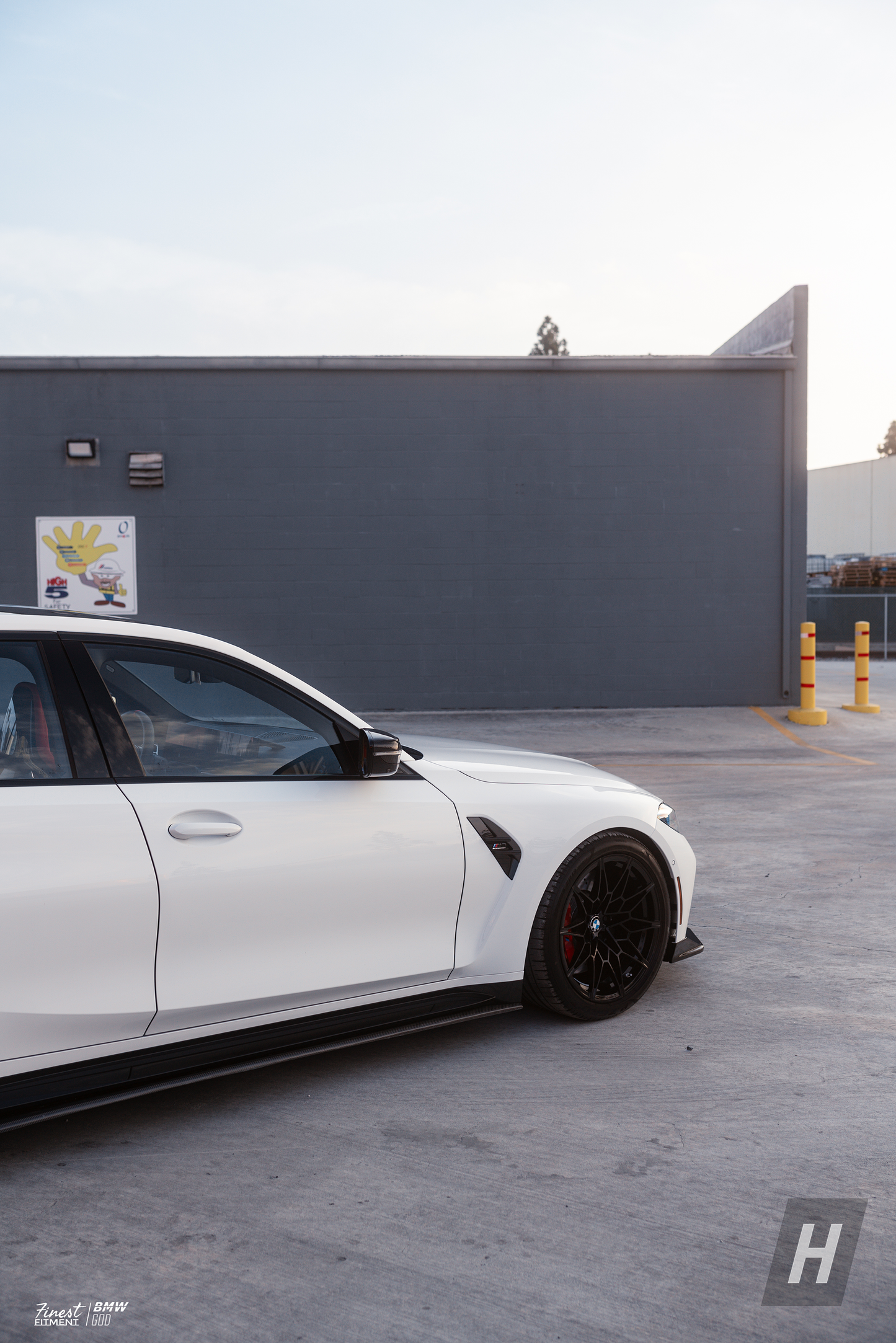 Horizon Motorsport R1 Style Carbon Fiber Side Skirt Extensions BMW G80 M3