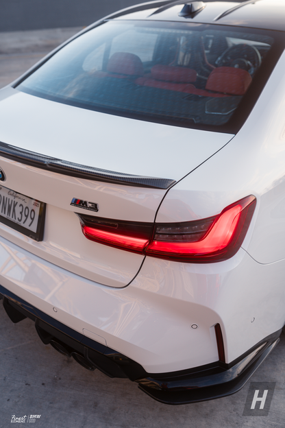 Horizon Motorsport CS V2 Dry Carbon Fiber Trunk Lip / Spoiler BMW G20 3-Series | G80 M3