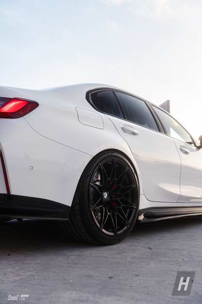 Horizon Motorsport R1 Style Carbon Fiber Side Skirt Extensions BMW G80 M3