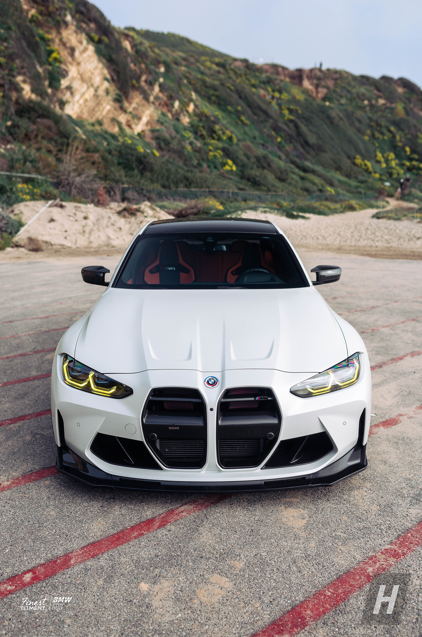 Horizon Motorsport HM CSL Yellow Daytime Running Light (DRL) Module Set BMW G22 4-Series | G80 M3 | G82 / G83 M4